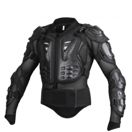Men’s Motorbike Motorcycle Motocross Black Body Armor Safety Protective Spine Protector Guard Racing Gear Jacket