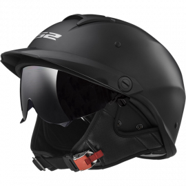 LS2 Rebellion Open Face Helmet Matt Black-XXL