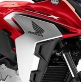 Front Cowling Set Right [Red-Grey-R380] Honda CB500x